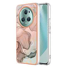 Custodia Silicone Gel Morbida Fantasia Modello Cover Y01B per Huawei Honor Magic5 Pro 5G Rosa