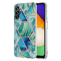 Custodia Silicone Gel Morbida Fantasia Modello Cover Y01B per Samsung Galaxy A13 5G Verde