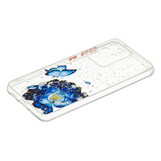 Custodia Silicone Gel Morbida Fantasia Modello Cover Y01X per Samsung Galaxy S20 Ultra 5G Blu