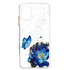 Custodia Silicone Gel Morbida Fantasia Modello Cover Y01X per Xiaomi Poco M3 Blu