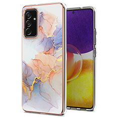 Custodia Silicone Gel Morbida Fantasia Modello Cover Y03B per Samsung Galaxy A24 4G Lavanda