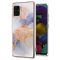 Custodia Silicone Gel Morbida Fantasia Modello Cover Y03B per Samsung Galaxy A51 4G Lavanda