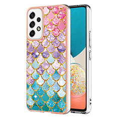 Custodia Silicone Gel Morbida Fantasia Modello Cover Y03B per Samsung Galaxy A53 5G Colorato