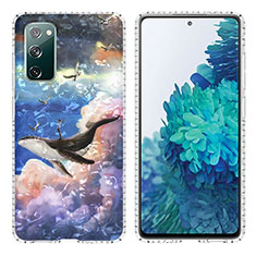 Custodia Silicone Gel Morbida Fantasia Modello Cover Y04B per Samsung Galaxy S20 FE 5G Multicolore