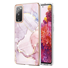 Custodia Silicone Gel Morbida Fantasia Modello Cover Y05B per Samsung Galaxy S20 FE (2022) 5G Rosa