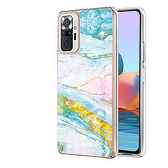 Custodia Silicone Gel Morbida Fantasia Modello Cover Y05B per Xiaomi Redmi Note 10 Pro Max Colorato