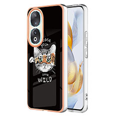 Custodia Silicone Gel Morbida Fantasia Modello Cover YB2 per Huawei Honor 90 5G Multicolore
