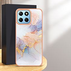 Custodia Silicone Gel Morbida Fantasia Modello Cover YB4 per Huawei Honor X6a Lavanda