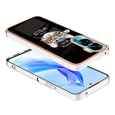 Custodia Silicone Gel Morbida Fantasia Modello Cover YB8 per Huawei Honor 90 Lite 5G Multicolore