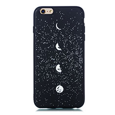 Custodia Silicone Gel Morbida Mistica Luna Stelle Cover per Apple iPhone 6 Multicolore