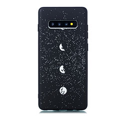 Custodia Silicone Gel Morbida Mistica Luna Stelle Cover per Samsung Galaxy S10 Plus Multicolore