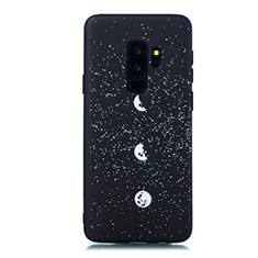 Custodia Silicone Gel Morbida Mistica Luna Stelle Cover per Samsung Galaxy S9 Plus Multicolore