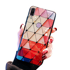 Custodia Silicone Laterale Fantasia Modello Specchio Cover per Huawei P20 Lite Colorato