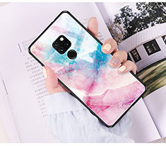 Custodia Silicone Laterale Fantasia Modello Specchio Cover S01 per Huawei Mate 20 Multicolore