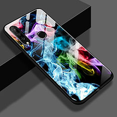 Custodia Silicone Laterale Fantasia Modello Specchio Cover S01 per Huawei P30 Lite Multicolore