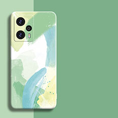 Custodia Silicone Morbida Fantasia Modello Cover S01 per Xiaomi Poco F5 5G Verde