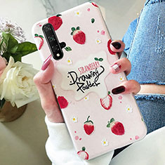 Custodia Silicone Morbida Frutta Cover per Huawei Honor 20S Rosa