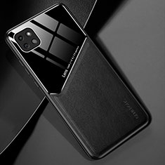 Custodia Silicone Morbida In Pelle Cover con Magnetico per Samsung Galaxy A22 5G Nero
