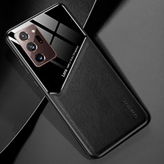 Custodia Silicone Morbida In Pelle Cover con Magnetico per Samsung Galaxy Note 20 Ultra 5G Nero