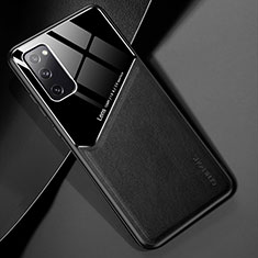 Custodia Silicone Morbida In Pelle Cover con Magnetico per Samsung Galaxy S20 FE 4G Nero