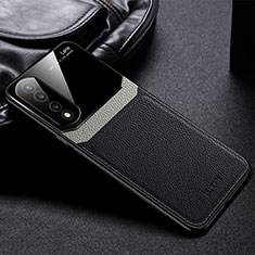 Custodia Silicone Morbida In Pelle Cover FL1 per Huawei Honor 70 Pro+ Plus 5G Nero