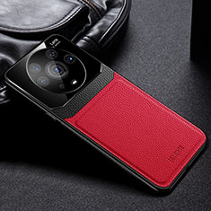 Custodia Silicone Morbida In Pelle Cover FL1 per Huawei Honor Magic3 Pro 5G Rosso