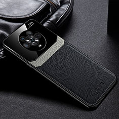 Custodia Silicone Morbida In Pelle Cover FL1 per Huawei Honor Magic4 5G Nero