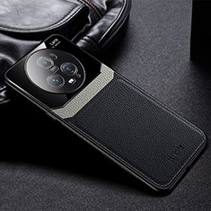 Custodia Silicone Morbida In Pelle Cover FL1 per Huawei Honor Magic5 Pro 5G Nero