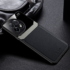 Custodia Silicone Morbida In Pelle Cover FL1 per OnePlus 11 5G Nero