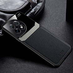 Custodia Silicone Morbida In Pelle Cover FL1 per OnePlus 11R 5G Nero