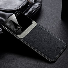 Custodia Silicone Morbida In Pelle Cover FL1 per Oppo A74 4G Nero