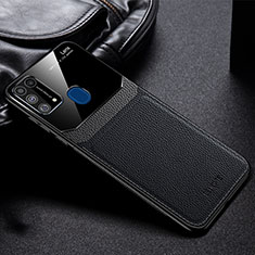 Custodia Silicone Morbida In Pelle Cover FL1 per Samsung Galaxy M21s Nero
