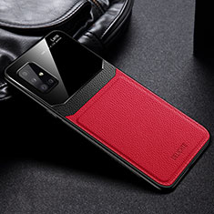 Custodia Silicone Morbida In Pelle Cover FL1 per Samsung Galaxy M31s Rosso