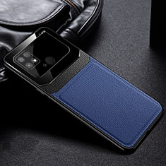 Custodia Silicone Morbida In Pelle Cover FL1 per Xiaomi Poco C40 Blu