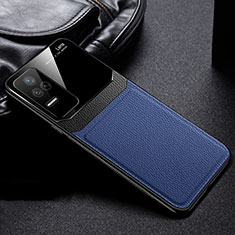 Custodia Silicone Morbida In Pelle Cover FL1 per Xiaomi Poco F4 5G Blu