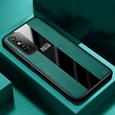 Custodia Silicone Morbida In Pelle Cover H01 per Huawei Honor X10 Max 5G Verde
