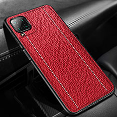 Custodia Silicone Morbida In Pelle Cover H01 per Huawei Nova 7i Rosso