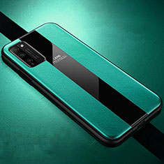 Custodia Silicone Morbida In Pelle Cover H02 per Huawei Honor 30 Lite 5G Verde