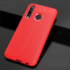 Custodia Silicone Morbida In Pelle Cover H02 per Huawei P Smart+ Plus (2019) Rosso