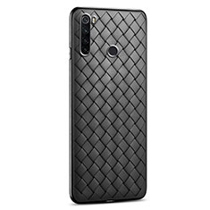 Custodia Silicone Morbida In Pelle Cover H02 per Xiaomi Redmi Note 8 Nero