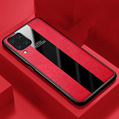 Custodia Silicone Morbida In Pelle Cover H03 per Huawei Nova 6 SE Rosso