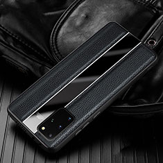 Custodia Silicone Morbida In Pelle Cover H03 per Samsung Galaxy S20 Plus Nero