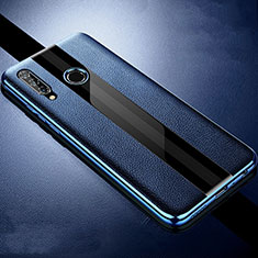 Custodia Silicone Morbida In Pelle Cover H05 per Huawei Honor 20 Lite Blu