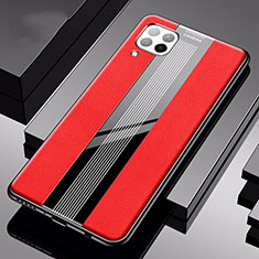 Custodia Silicone Morbida In Pelle Cover H05 per Huawei Nova 6 SE Rosso