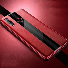 Custodia Silicone Morbida In Pelle Cover H05 per Huawei P Smart+ Plus (2019) Rosso