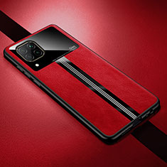 Custodia Silicone Morbida In Pelle Cover L01 per Huawei Nova 6 SE Rosso