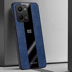 Custodia Silicone Morbida In Pelle Cover PB1 per Huawei Honor X7a Blu