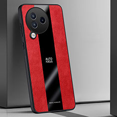 Custodia Silicone Morbida In Pelle Cover PB1 per Xiaomi Civi 3 5G Rosso