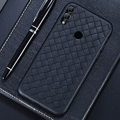 Custodia Silicone Morbida In Pelle Cover per Huawei Honor V10 Lite Nero