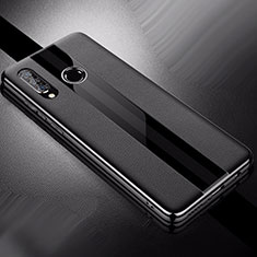 Custodia Silicone Morbida In Pelle Cover per Huawei P30 Lite New Edition Nero